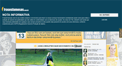 Desktop Screenshot of frasesfamosas.com.br